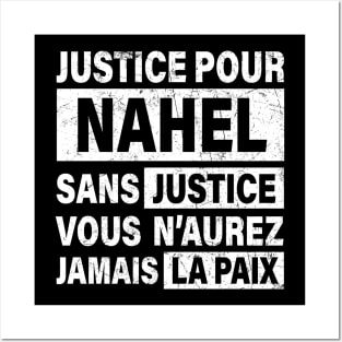 Justice Pour Nahel Posters and Art